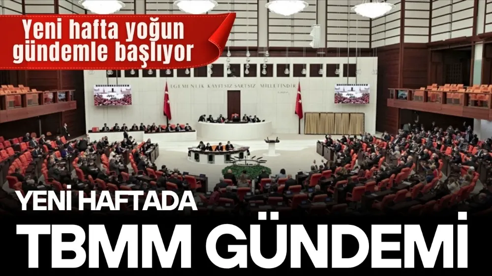 Yeni haftada TBMM