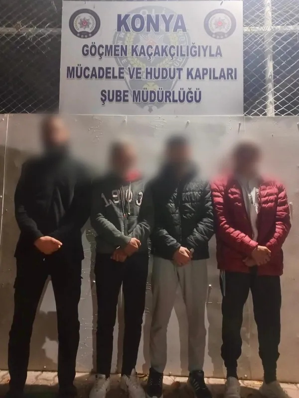 Konya’da göçmen kaçakçılarına operasyon: 5 tutuklama
