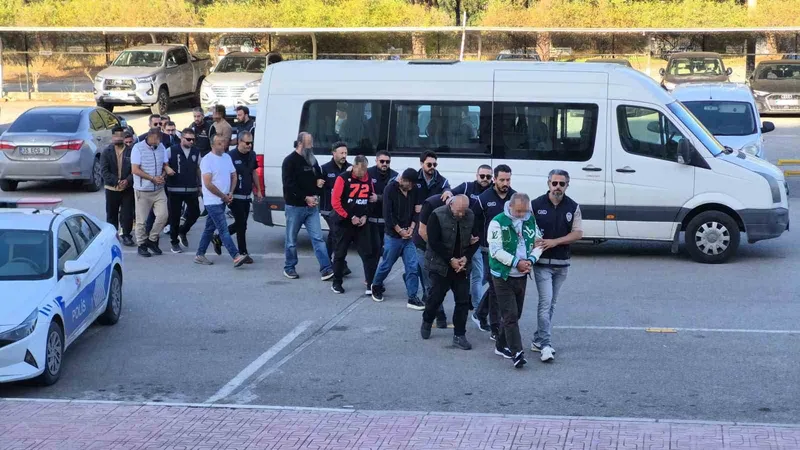 Bodrum’da 9 şüpheli tutuklandı
