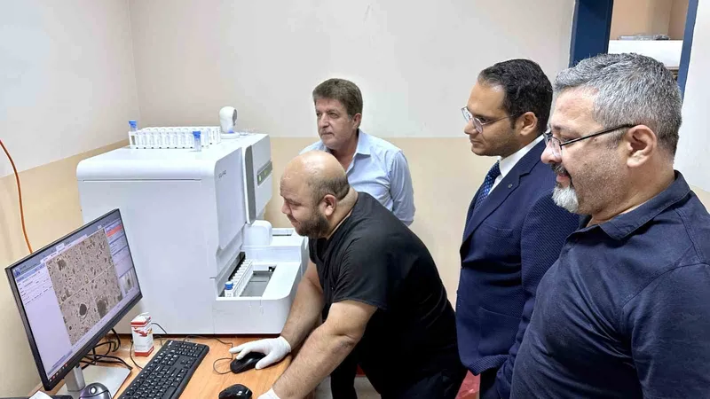 Midyat Devlet Hastanesinde tam otomatik gaita analiz sistemi hizmete alındı
