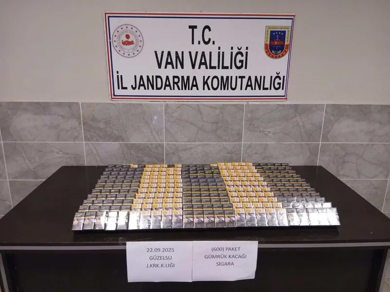 Van’da kaçak sigara ve malzeme ele geçirildi
