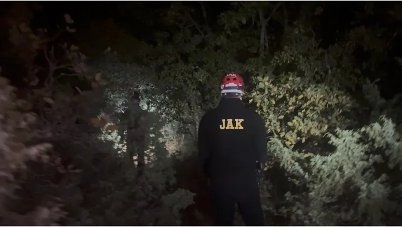 Ormanda kaybolan şahıs İHA destekli arama sonucu sağ olarak bulundu
