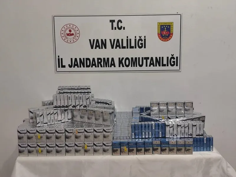 Van’da 2 bin 192 paket kaçak sigara ele geçirildi
