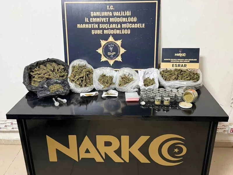 Şanlıurfa’da uyuşturucu operasyonunda 1 tutuklama
