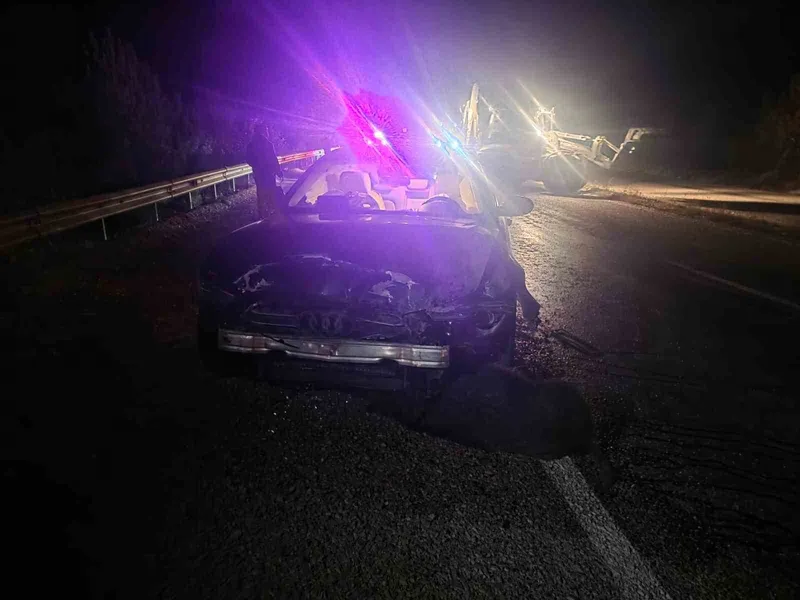 Sinop Belediye Başkanı’nın makam aracı domuz sürüsüne çarptı: Başkan kazayı yara almadan atlattı
