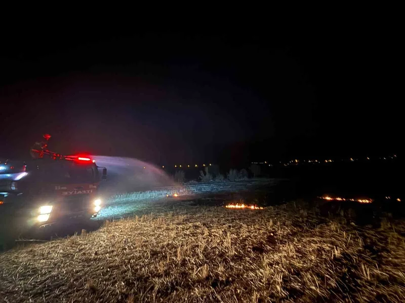 Bucak’taki arazi yangını söndürüldü
