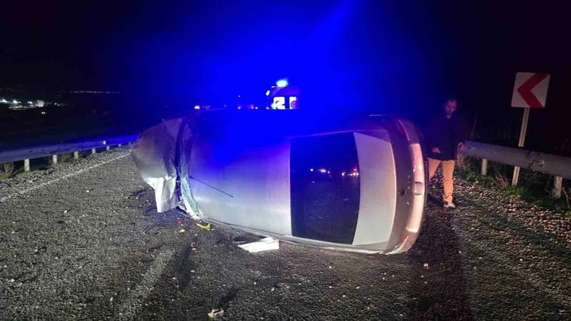 Gönen’de trafik kazası: 2 kişi hafif yaralandı
