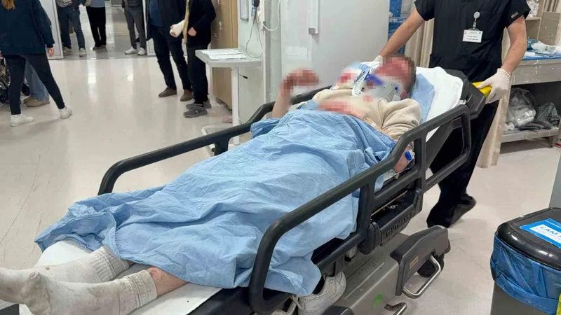 Polisten kaçan motosiklet sürücüsü kaza yaparak yaralandı
