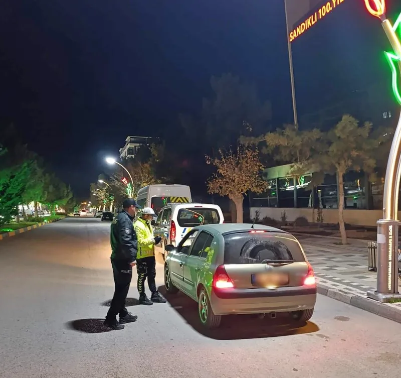 Sandıklı’da huzur ve asayiş’ denetimi
