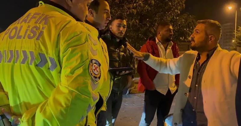 Alkollü sürücüden polise: 