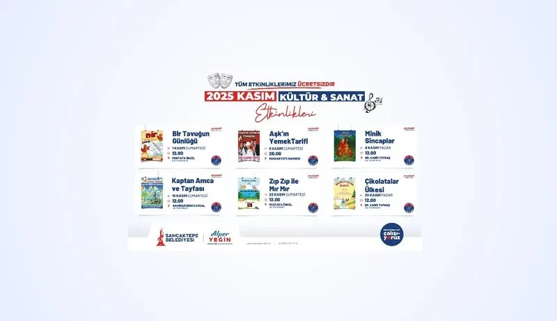 Sancaktepe’de kasım ayı kültür ve sanatla dolu dolu geçecek
