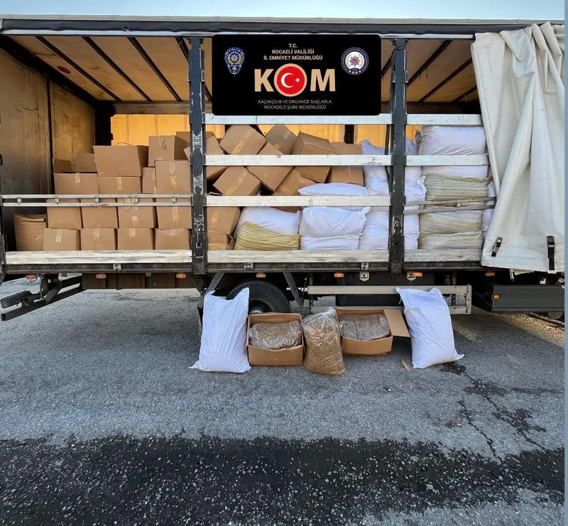 Kocaeli’de 5 milyon liralık kaçakçılık operasyonu
