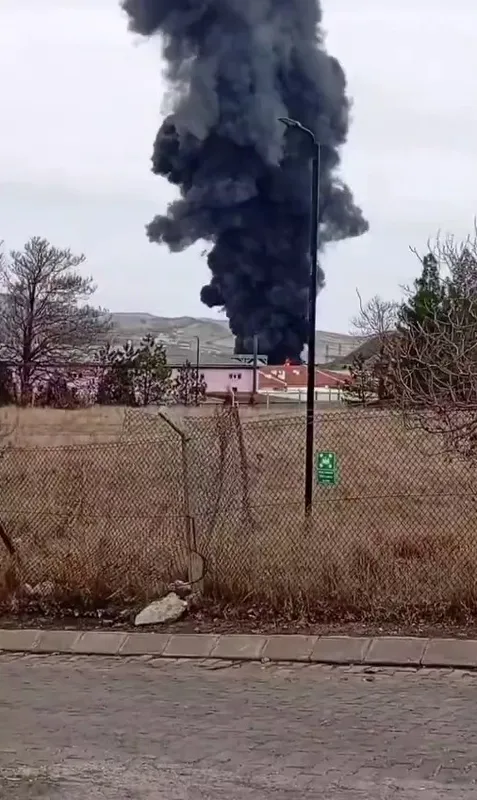 Kırıkkale’de kimya fabrikasında yangın
