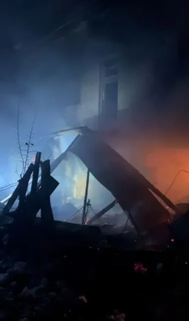 Artvin Şavşat’taki yangın bölgesine ulaşım kar nedeniyle güçlükle sağlandı
