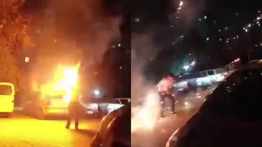 Havai fişekler sonu oluyordu