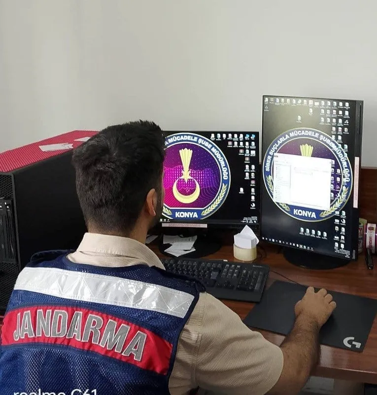 Konya’da jandarmadan sanal devriye: Son 1 ayda 2 bin 920 hesap hakkında işlem yapıldı
