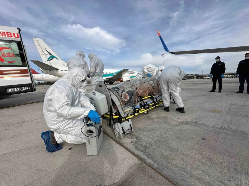 Antalya Havalimanı’nda uluslararası salgın senaryolu 