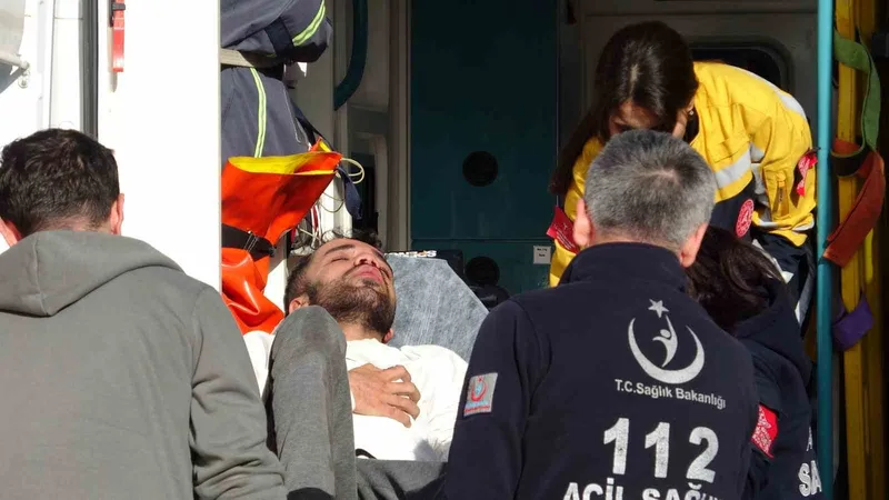 Yangına uykuda yakalandı, dumandan etkilendi
