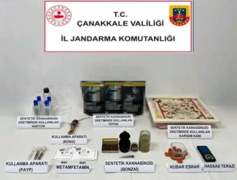 Çanakkale’de uyuşturucu operasyonu: 1 tutuklama
