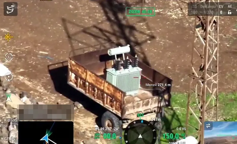 Mardin’de mobil kaçak trafolar, yapay zeka destekli dronlardan kaçamadı
