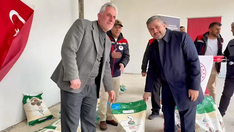 Sinop’ta çiftçilere kuru fasulye tohumu dağıtıldı
