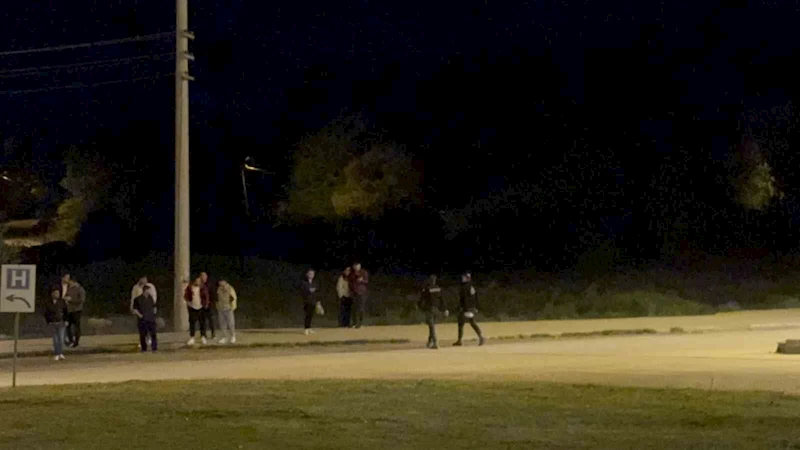 Unutulan çanta fünye ile patlatıldı
