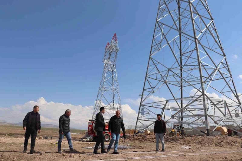 Kaymakam Karali’den trafo merkezine ziyaret
