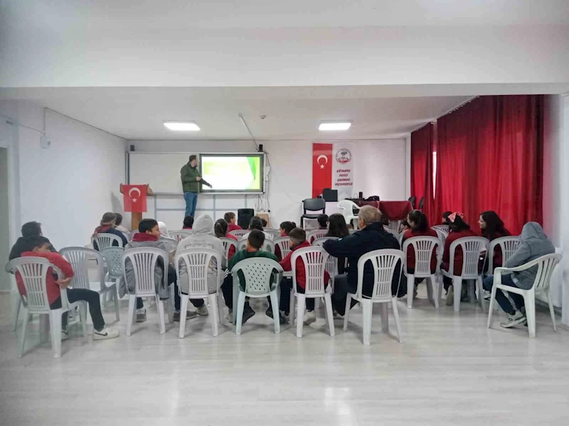 Kütahya DKMP’den öğrencilere biyolojik çeşitlilik, biyokaçakçılık ve yaban hayatı eğitimi
