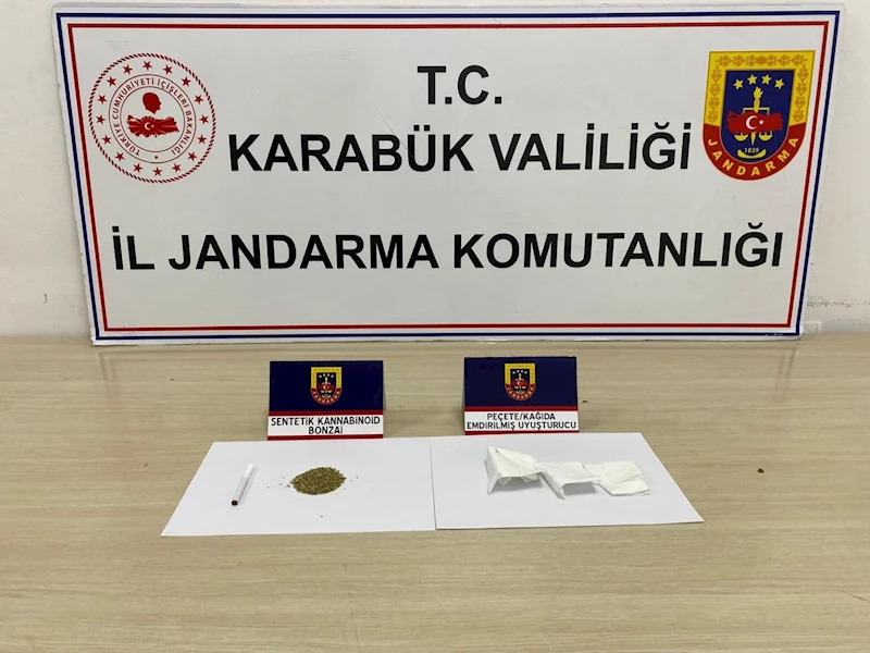 Karabük’te uyuşturucu operasyonu
