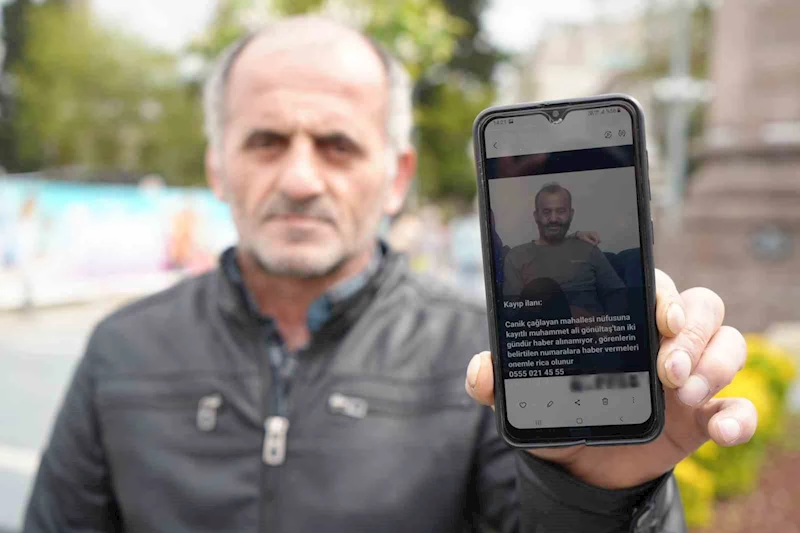 Engelli adamdan 3 gündür haber alınamıyor

