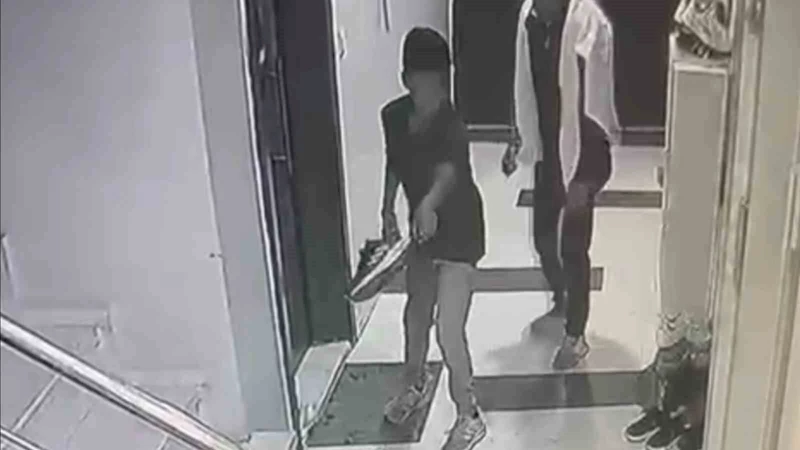 Tekirdağ’da çocuk hırsızlar zıplayarak kaçtı
