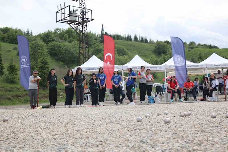 Karabük’te ilk kez düzenlenen Bocce Bölge Şampiyonası devam ediyor
