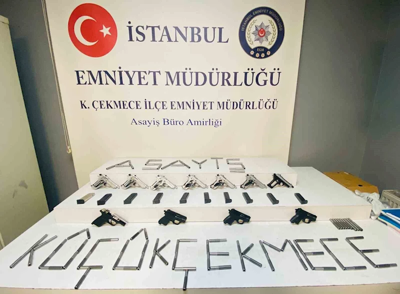 Küçükçekmece’de silah ticareti yapan şüpheli Bağcılar’da yakalandı
