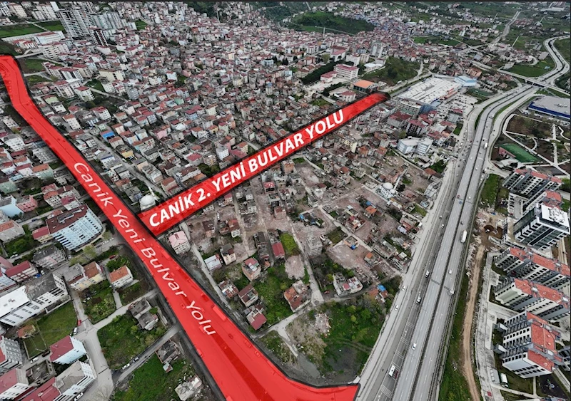 Canik’e 2. Yeni Bulvar Yolu geliyor
