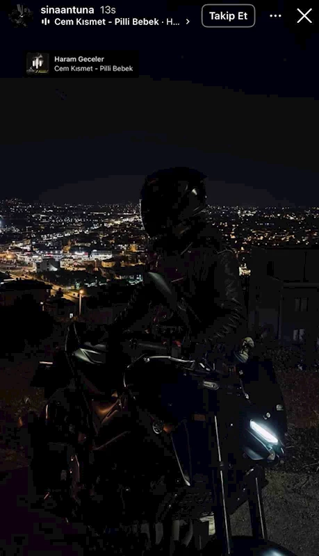 Motosiklet kazasında hayatını kaybetmeden önce bu paylaşımı yapmış
