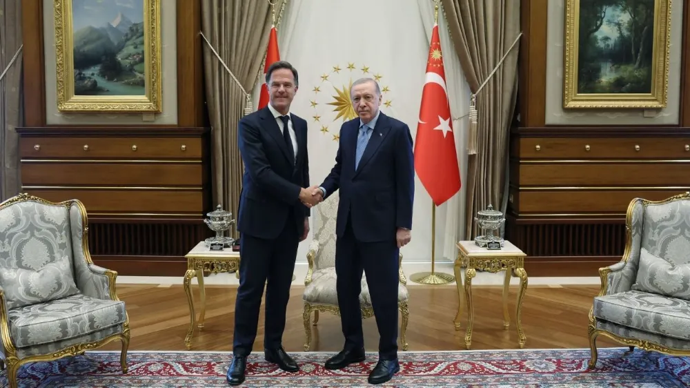 Cumhurbaşkanı Erdoğan, NATO Genel Sekreteri Rutte’yi kabul etti