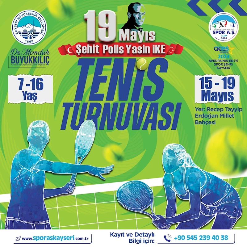 Spor A.Ş.’den 19 Mayıs’a özel tenis turnuvası
