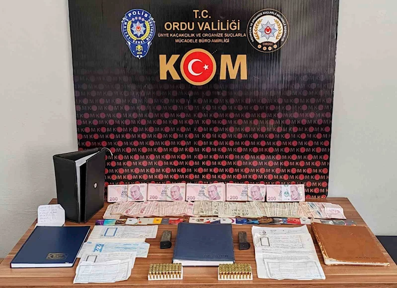 Ordu’da tefecilik operasyonunda 2 tutuklama
