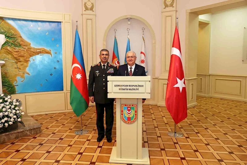 Milli Savunma Bakanı Güler, Azerbaycanlı mevkidaşı Hasanov ile görüştü
