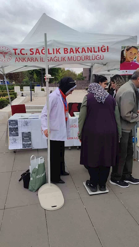 Vücut kitle indeksi ölçümü uygulaması Ankara’da da başladı
