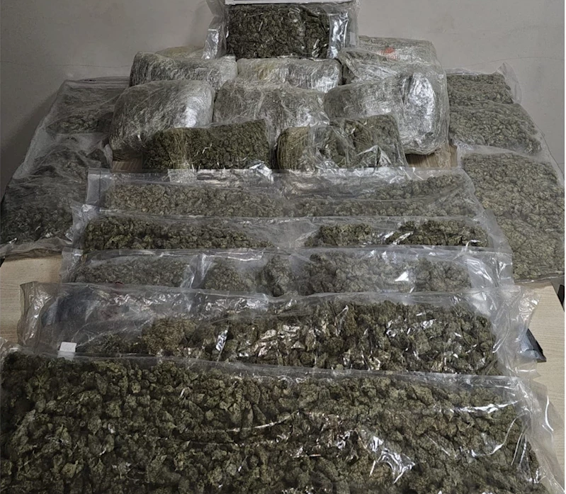 Polis kokuyu aldı, araçtan 19 kilo esrar çıktı
