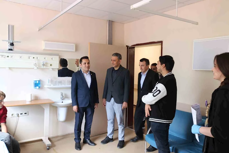 Kaymakam Bildirici’den eğitim ve sağlık kurumlarına ziyaret
