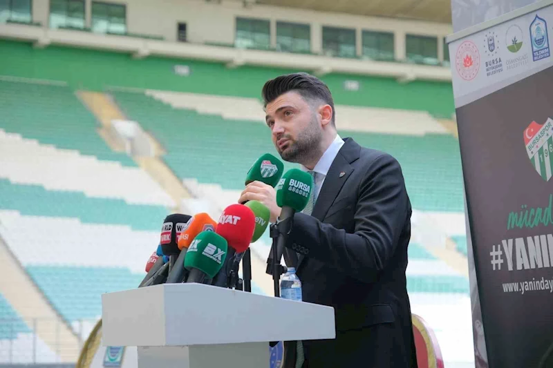 Bursaspor Başkanı Enes Çelik: 