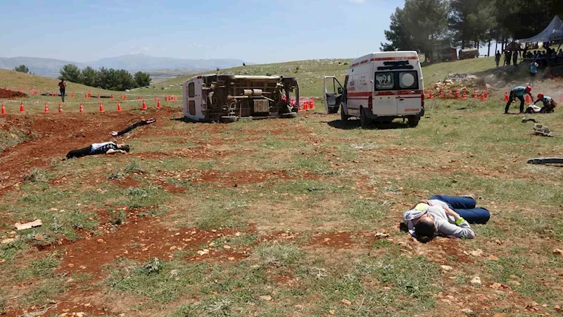 Nefes kesen UMKE Tatbikatı yapıldı

