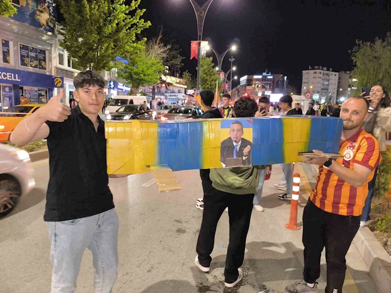 Kırşehir’de Galatasaray’ın şampiyonluk sevinci

