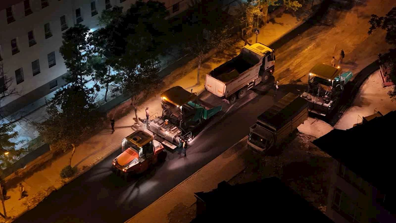 Elazığ Belediyesinden hummalı asfalt mesaisi: 50 araç, 40 personel gece gündüz sahada
