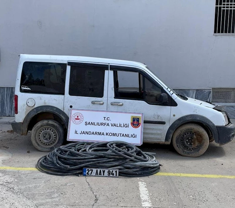 Çalınan 200 metre kablo bulundu
