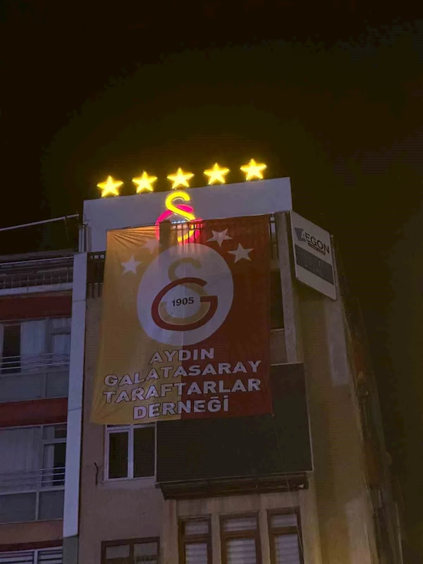 Galatasaraylılar, Aydın’da beşinci yıldızı yaktı
