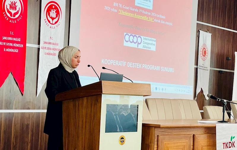 Şanlıurfa’da Kooperatif Destek Programının tanıtımı yapıldı
