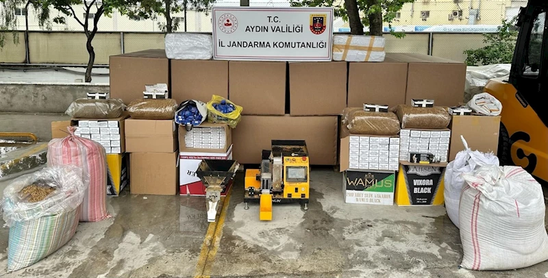 Jandarma ekipleri 685 bin makaron ele geçirildi
